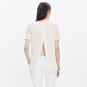 Madewell industry button-back top